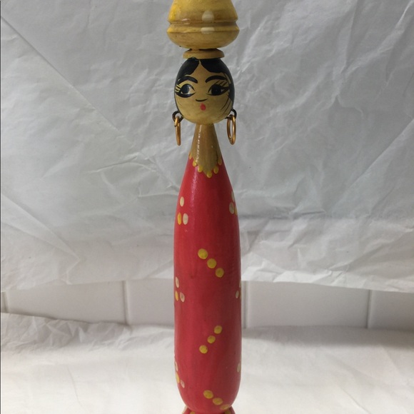 Vintage Hand crafted Peg Dolls - Picture 5 of 7